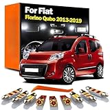 HUYQAPR Kit luci Interne a LED per Baule, lampadine per Auto, Accessori per Fiat Fiorino Qubo 2013-2015 2016 2017 2018 2019