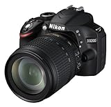 Nikon D3200 +18-105VR , Fotocamera Reflex, Colore Nero, Obiettivo incluso [Versione EU]