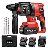 Avhrit 2025 Tassellatore a Batteria Aggiornato, con 2 Pacchetti di Batterie al Litio Portatili (21V), Motore Senza Spazzole, Trapano a Percussione a Batteria per Uso Domestico e Professionale