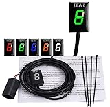 MOQIAOSEIKO Indicatore di marcia per motocicletta Indicatore di cambio marcia compatibile con Kawasaki Z750 Z 750 Z1000 2007 2008 2009 ECU Plug Direct Mount 1-6