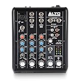 ALTO TrueMix 500 - Mixer Audio 5 Ingressi Con Jack XLR e Interfaccia Audio USB Per Podcast, Eventi Live, Streaming, Registrazione, DJ; Per Mac e PC