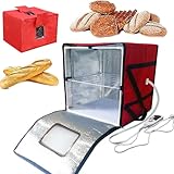 PLABNK Lievitatore Elettrico, Controllo Temperatura: Temperatura Ambiente 50 ℃, Resistente Sporco+ Previene Lo Strappo/Impermeabile, per Yogurt/Cioccolato Temperato,57L