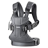 BABYBJORN One Air, 3d Mesh, Marsupio, 0-3 Anni, Grigio (antracite)