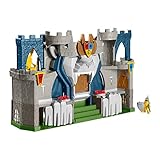 Fisher-Price Imaginext - Playset Castello del Leone con Personaggi a Tema Medievale, con Fortificazioni, Torre e Prigione, Giocattolo per Bambini 3+Anni, HCG45