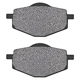 AHL 1 paio di pastiglie freno posteriori per moto Compatibili con YAMAHA XT 600 E 1992-2003/XT 600 1987/XT 600 Z“Tenere”1988-1990/XTZ 660 E“Tenere”1991-1998/TZR 50‘Thunderkid’(5DU1/3) 1997-2000