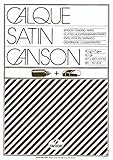 Canson blocco carta per disegno tecnico, superficie satinata, A3, 50 fogli 90 grammi