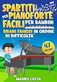 Spartiti per Pianoforte Facili per Bambini: Brani Famosi in Ordine di Difficoltà