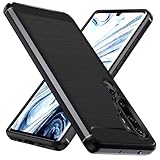 iVoler Cover per Xiaomi Mi Note 10 / Xiaomi Mi Note 10 Pro, [Protezione Antiurto di Grado Militare] Custodia Sottile Morbida in Silicone TPU Anti-Impronte Anti-Graffio Protettiva Case, Nero