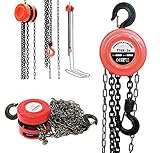 PARANCO 1 TON ALZATA 3 MT MONTACARICHI A CATENA 1000 KG ARGANO SOLLEVATORE