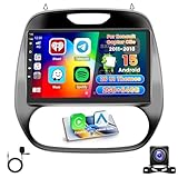 Roinvou 2+64G Schermo Radio per Renault Captur Clio 2011-2018 Wireless CarPlay Android Auto, Android Autoradio 9 Pollici Stereo Auto Wi-Fi GPS Bluetooth EQ FM/RDS SWC Telecamera Posteriore