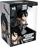 You Tooz Mikasa Attacking Figure, 13 cm Inch Attack on Titan Mikasa Vinyl Figure, Collezionabile Mikasa Ackerman da attacco su Titano da Youtooz
