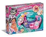 Clementoni - Set per Decorare Unghie Bambina, Crazy Chic Cool Nails, Gioco Creativo, Atelier Unghie con Smalti e Macchina Asciugasmalto, Idea Regalo per Bambine 6 Anni, 18599
