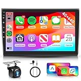 4GB+64GB Android Autoradio per FIAT Bravo 2008-2013 Carplay Android Auto Wireless, Hodozzy Display 9 Pollici Touch Screen Auto Stereo 2 Din GPS Navigazione WiFi, Bluetooth DSP FM/RDS USB +Retrocamera