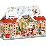 Kinder Dolce Casa - Calendario Avvento 2025, 24 Cioccolatini e Snack Assortiti Kinder, con Speciale Videomessaggio da Babbo Natale, Idea Regalo, Confezione da 234 gr