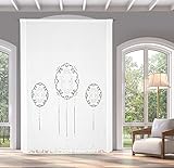 Zenoni & Colombi Telo Tenda Ricamata a mano Doria Made in Italy Misto Lino Varie Dimensioni (140x300)