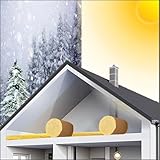 FUTURAZeta® - Isolamento Caldo e Freddo Lana Isolante Inverno - Estate Spessore 6 cm Rotolo 15 mq Isolamento Termico Coibentazione Soffitto