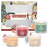 Yankee Candle Set regalo di candele profumate di Natale | 4 mini candele votive riempite | Collezione Après Ski | Regali di Natale perfetti per le donne