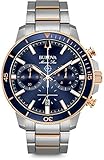 Bulova Orologio Cronografo Quarzo Uomo con Cinturino in Acciaio Inox 98B301