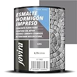 JOVIRA PINTURAS Smalto per cemento stampato, per il ripristino di pavimentos de cemento. (750 ml (Confezione da 1), Grigio) D-09