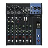Yamaha MG10 Mixer Audio - Console di Mixaggio Compatta con 10 Canali d'Ingresso e Preamplificatori Microfonici D-PRE