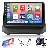 [2+64GB] Android Autoradio per Ford Fiesta 2009-2014, Autoradio Touchscreen da 9 pollici con Wirelss Carplay e Android Auto, WiFi, GPS, Radio FM RDS, Telecamera di Retromarcia