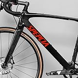 Per bici da strada Specialized Roubaix SL8 | Adesivi con logo del telaio che cambiano colore, resistenti ai raggi UV, taglio di precisione, diversi colori (arancione fluorescente)