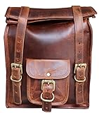 american blue Borsa da sella moto in pelle - Borsa attrezzi - Marrone