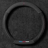 SAHODIYI Coprivolante Auto per Mini One Cooper R56 Bj. 2006-2011, Copri Volante Antiscivolo Inodore, Copertura Copri Sterzo Accessori Auto Interno,D