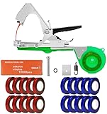 Legatrice per Piante, Attrezzi Orto Pinza Legatrice,Tying Macchina Strumento Nastro a Mano per Legare Pomodori UVA Fiori Verdura Vigneto, Attrezzo a da Giardino