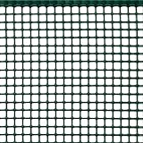 Rete Protezione in Plastica a maglie piccole per balconi, ringhiere, cancelli, disponibili in 5 colori e varie lunghezze h m 1x1 VERDE