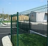 ITALFROM - Pannelli Recinzione Giardino Esterno (200x122h) Rete Elettrosaldata Verde per Recinzione Modulare Cancellata, Pannelli Rete Metallica Rigida, Pannelli per Recinzioni, Solido e Sicuro (2310)