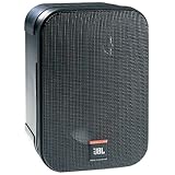 JBL Control One Set di 2 Altoparlanti a Due Vie, Casse Studio Monitor con Design Compatto, Incluso Kit per Montaggio a Parete, Woofer 10 cm e Tweeter 1,2 cm, 200 Watt di Picco, Cromato, Nero