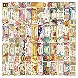 Set di 50 adesivi con motivo sognante etichette decorative adatte per riviste pianificatori bottiglie d'acqua bagagli scarabocchi sognanti decalcomanie