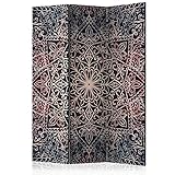 murando - Paravento da Interno Colorato 135x172 cm 3 Pannelli - Stampa Unilaterale su Tela in TNT - Separe per Ufficio Ambienti Paraventi Decorazioni Moderno Soggiorno - Etnico f-C-0132-z-b