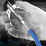 G Grasso Pistola Accoppiatore,Kumgang Ingrassatore a Doppia Impugnatura,Accoppiatore Ingrassatore Accoppiatore per Pistola per Grasso,Pistola Ingrassatore Pistola Ugello,per Tutti Pressa per Grasso