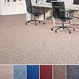 Casa Pura® Malta Moquette agugliata, dimensioni a scelta, certificato Gut, senza fumi, idrorepellente, al metro, beige, beige