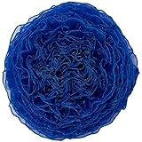 AERZETIX - C68104 - Nastro elastico in organza 5 metri - larghezza 30mm - colore blu