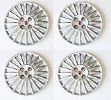 KIT 4 COPRICERCHI COPPA RUOTA SPECIFICHE PER GRANDE E PUNTO EVO Prodotte dal 2005 in poi Cerchio diametro 15'' + KIT ADESIVI - 729/15-21211