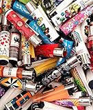 20 Accendini Nuovi LARGE - Assortiti - da collezionare - in grafiche tutte diverse(20 PZ)