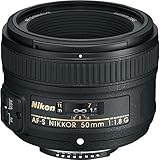 Nikon Obiettivo Nikkor AF-S 50 mm f/1.8G, Nero. [Nital Card: 4 Anni di Garanzia]