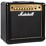 Marshall Mg15Gfx Amplificatore Combo per Chitarra Con Effetti Incorporati, Amplificatore per Esercizi Adatto per Chitarra Elettrica, Nero e Oro
