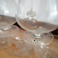 bicchiere napoleon cognac cristallo usato