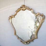 specchio dorato applique usato