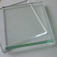 lastra di vetro temperato usato