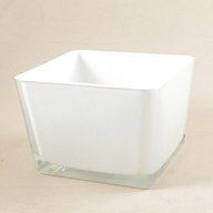 vasi vetro quadrato usato