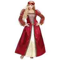 costume carnevale donna principessa medievale usato