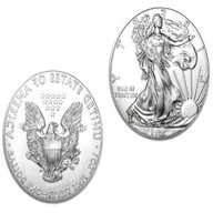 moneta argento oncia usato