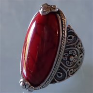 anello pietra rossa usato