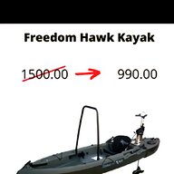 kayak pedali usato