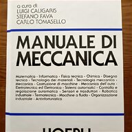 manuale meccanica hoepli usato